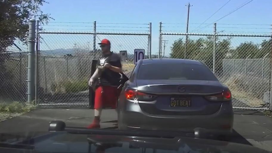 Authorities on Tuesday released video footage of an April 24 shooting in which a Napa County sheriff&rsquo;s deputy fatally shot a robbery suspect, who was armed with a shotgun, from behind.