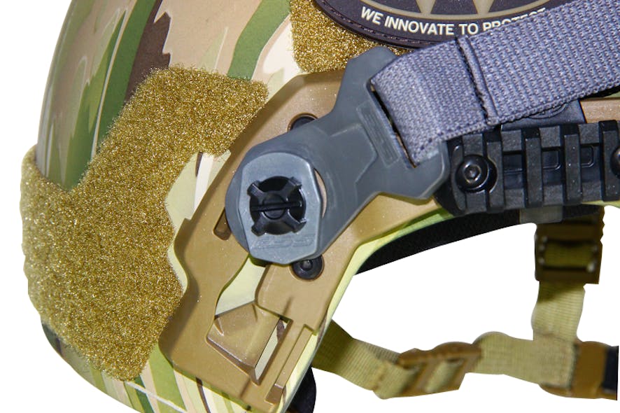 Team Wendy&apos;s EXFIL Ballistic helmets feature a special pivot point to mount ESS Pivot goggles.