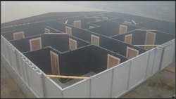 Meggitt Training Systems' SHOTT (Shoot House Optimized for Tactical Training) is an integrated training facility capable of live-fire target systems for various training options. Its customizable design allows it to be delivered to you to meet your needs and modular (optional) to add variety to the room configurations. Meggitt Training Systems' SHOTT (Shoot House Optimized for Tactical Training) is an integrated training facility capable of live-fire target systems for various training options. Its customizable design allows it to be delivered to you to meet your needs and modular (optional) to add variety to the room configurations.