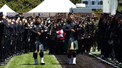 Good-natured, devoted to his family, rock-steady on the job and a shining example of a deputy — so Santa Cruz County Sheriff’s Deputy Sgt. Damon Gutzwiller was remembered at a memorial ceremony Wednesday at Cabrillo College. Good-natured, devoted to his family, rock-steady on the job and a shining example of a deputy — so Santa Cruz County Sheriff’s Deputy Sgt. Damon Gutzwiller was remembered at a memorial ceremony Wednesday at Cabrillo College.