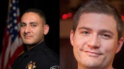 Officer Aurash Zarkeshan, left, and Officer Craig Johnson Officer Aurash Zarkeshan, left, and Officer Craig Johnson