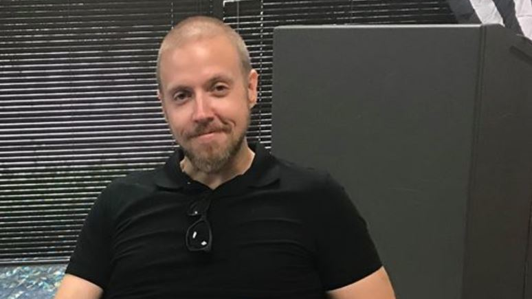 San Marcos Police Officer Justin Mueller returned to the job this week only eight weeks after sustaining serious gunshot wounds in an ambush that took a colleague's life.