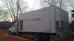 A deployed U.S. Cellular 'Cell On Light Truck'. A deployed U.S. Cellular 'Cell On Light Truck'.