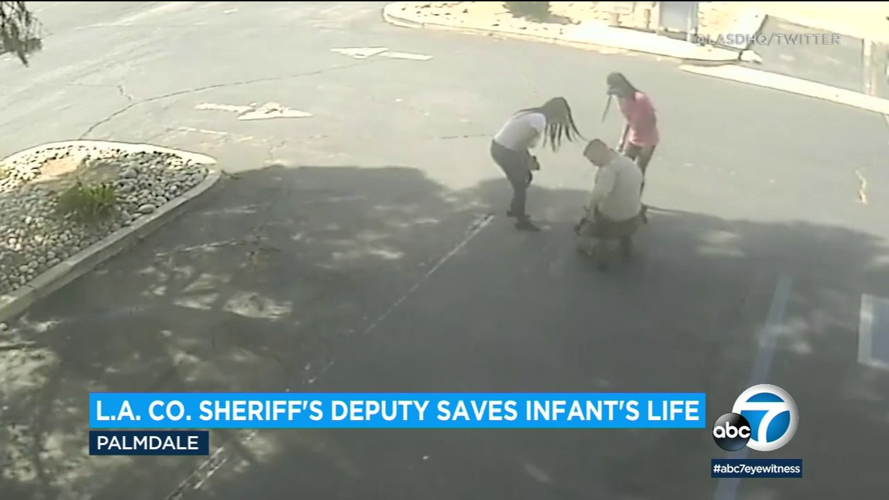 California Sheriff's Deputy Saves 11MonthOld Baby Who Stopped(01)