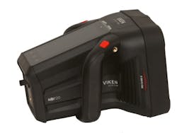 The Viken Detection HBI-120 handheld x-ray imager. The Viken Detection HBI-120 handheld x-ray imager.