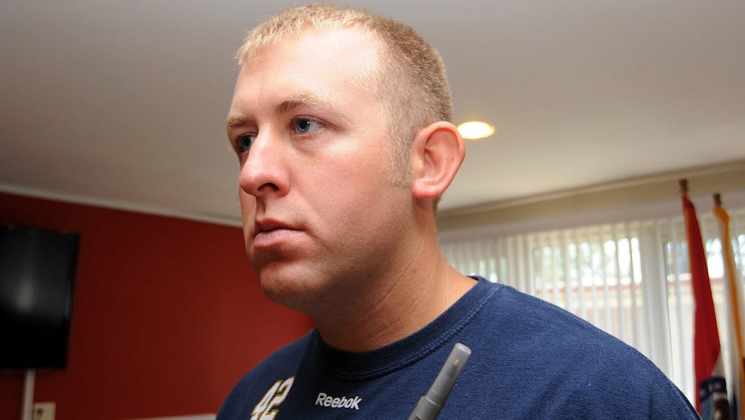 In this undated handout photo provided by the St. Louis County Prosecutor&apos;s Office, former Ferguson Police Officer Darren Wilson is seen.