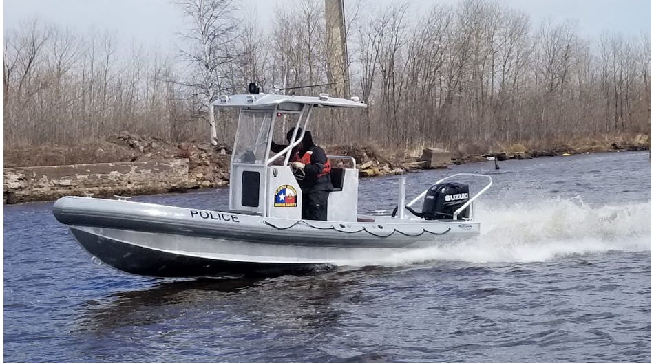 Lake Assault Boats has delivered this 22-foot craft to the Flower Mound Police Department located northwest of Dallas, Texas. The vessel will provide patrol and emergency response services on Grapevine Lake.