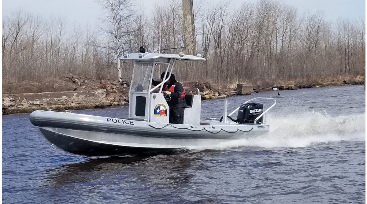 Lake Assault Boats has delivered this 22-foot craft to the Flower Mound Police Department located northwest of Dallas, Texas. The vessel will provide patrol and emergency response services on Grapevine Lake.