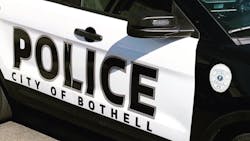 One Bothell police officer was killed and another was injured in a shooting in the city&apos;s downtown Monday night after a traffic stop turned into a brief vehicle pursuit.