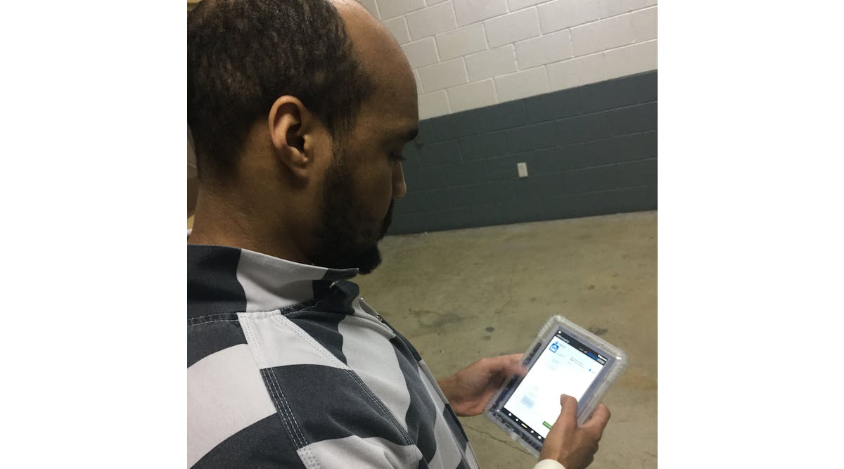 Darius Franklin, an incarcerated individual at the Kendall County Sheriff&apos;s Office in Illinois, uses the eMessaging application on SecurueView Tablets from Securus Technologies to communicate with family and helps to give him a positive outlook.