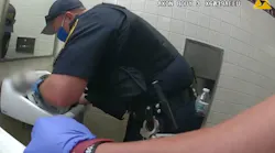 New Jersey Transit police officers jumped into action to save the life of a newborn baby girl on Tuesday.