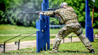 Positional Shooting With 50 Cal