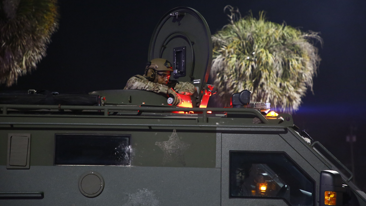 Florida Law Enforcement Leaders Defend Use Of Military Gear Officer