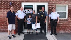 At a meeting Thursday, Frostburg’s mayor and City Council will announce the newest member of the city police force — honorary Frostburg Police Officer Landen Ritchie — a boy who, for his 10th birthday, hoped to get a birthday card from and see officers. At a meeting Thursday, Frostburg’s mayor and City Council will announce the newest member of the city police force — honorary Frostburg Police Officer Landen Ritchie — a boy who, for his 10th birthday, hoped to get a birthday card from and see officers.