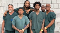 Pictured from left to right: John Queen, Darius Wilson, Matthew Fountain, Jattir Moton, Rodrequs Wells and Brad Louden. Pictured from left to right: John Queen, Darius Wilson, Matthew Fountain, Jattir Moton, Rodrequs Wells and Brad Louden.
