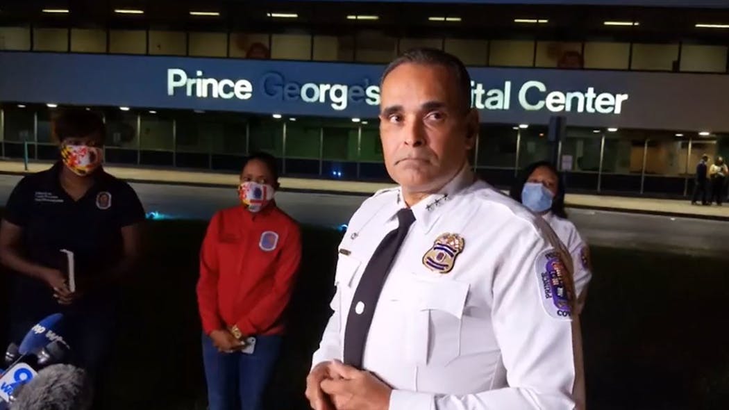 Interim Police Chief Hector Velez told reporters that there was a legitimate call for service, a home invasion, but that the officers came under fire within seconds after arriving at the scene.