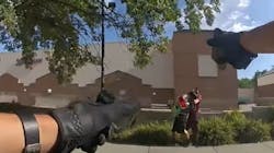 Body camera footage released on Friday shows Salt Lake City police officers fatally shoot a suspect holding a knife to another man's neck in late July. Body camera footage released on Friday shows Salt Lake City police officers fatally shoot a suspect holding a knife to another man's neck in late July.