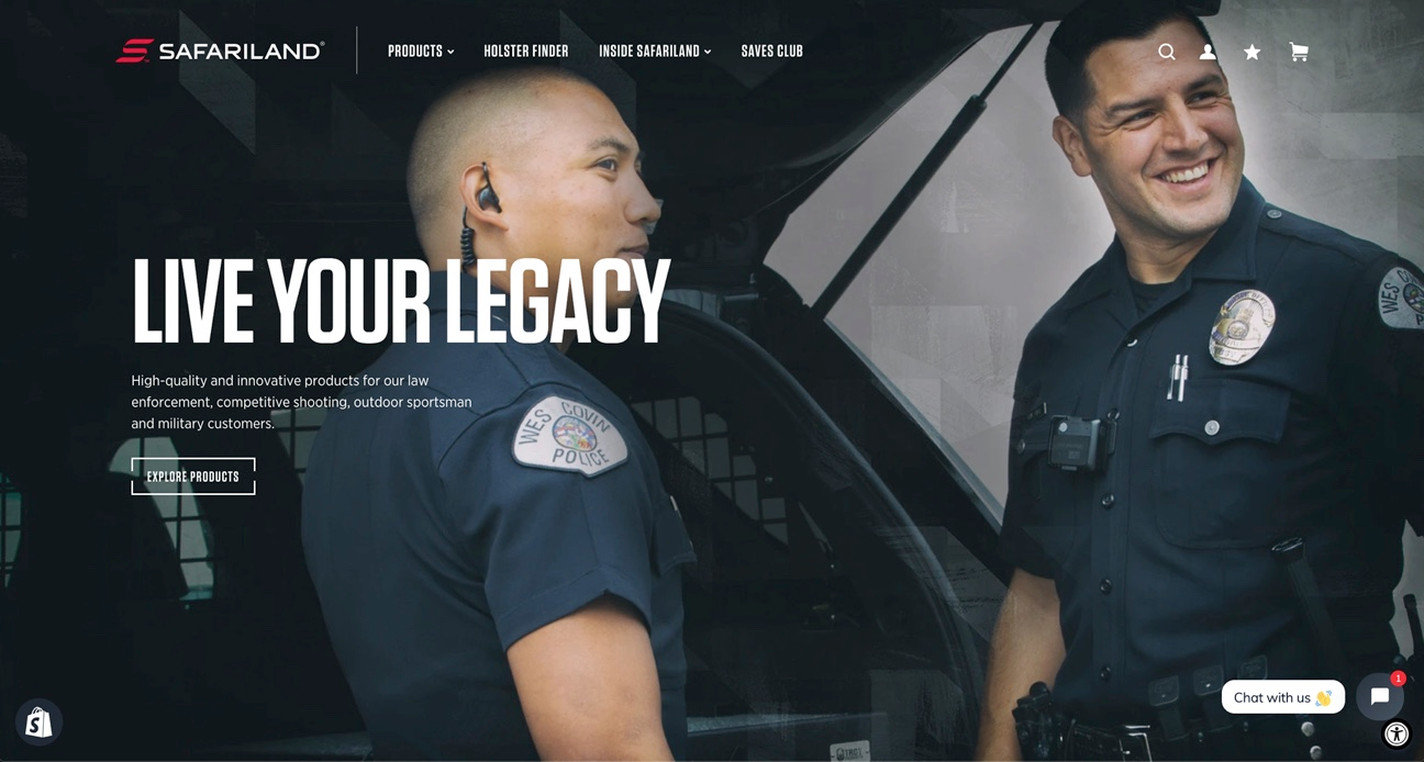20 Safariland com Homepage 5f31599dd3029