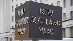 The officer with the Metropolitan Police Service in London was detaining a man at the Croydon Custody Centre in Windmill Lane early Friday morning when the shooting occurred. The officer with the Metropolitan Police Service in London was detaining a man at the Croydon Custody Centre in Windmill Lane early Friday morning when the shooting occurred.