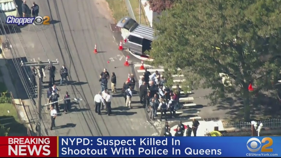 Suspect Dead After Shootout With NYPD Officers in Queens | Officer