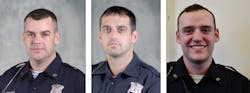Officers Benjamin Downey, Jeffrey Johnson and Ben Shippell Officers Benjamin Downey, Jeffrey Johnson and Ben Shippell