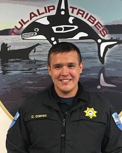 Officer Charlie Cortez of the Tulalip Tribal Police Department.