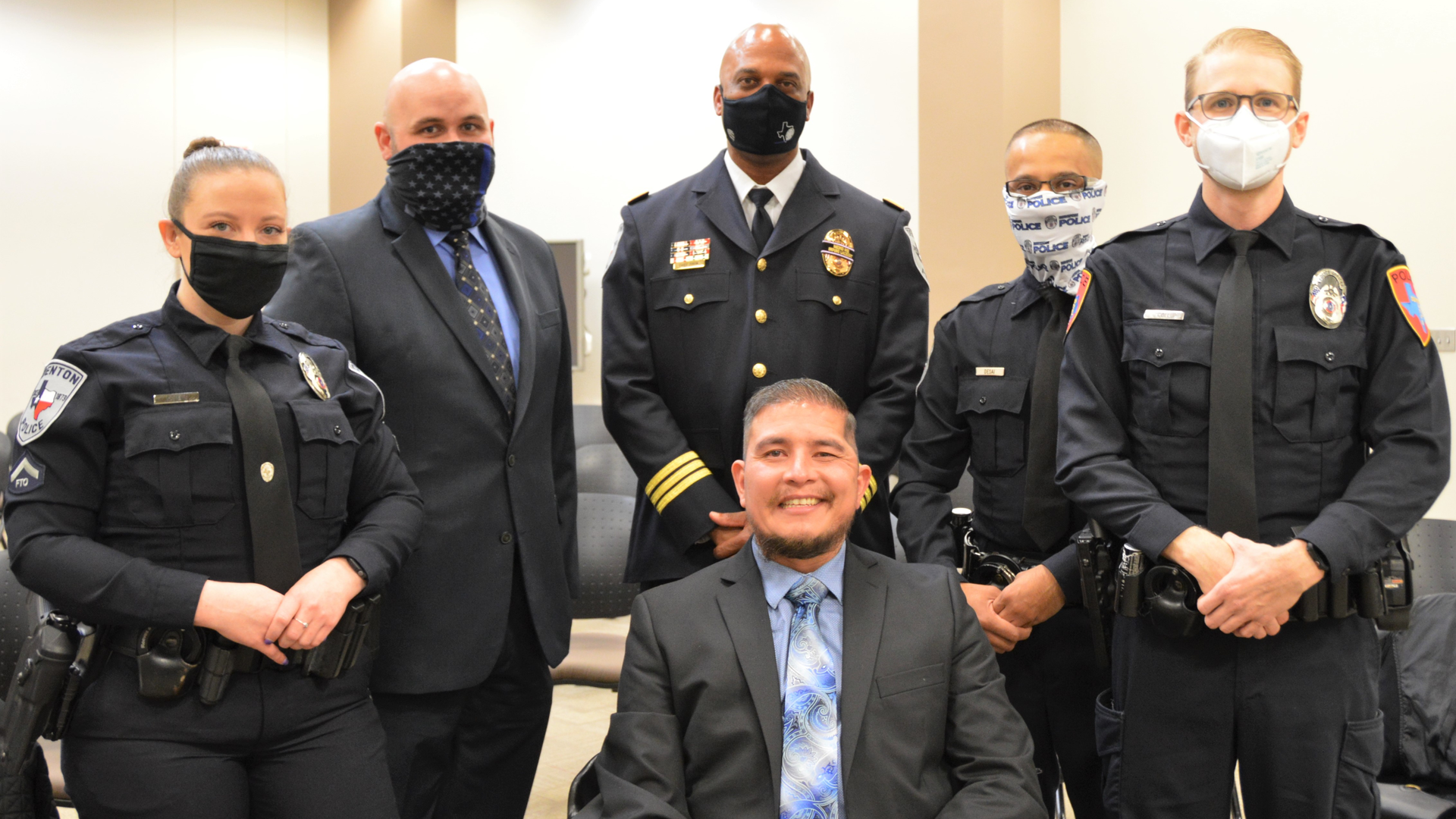 Officer Rodriguez was honored last week for his accomplishments.