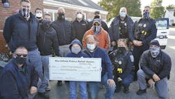 Marshfield, Mass. police raise money to help sick children. Marshfield, Mass. police raise money to help sick children.