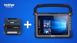 Brother’s field-ready printer and accessory bundles will be paired with Getac’s devices including laptops and tablets. Brother’s field-ready printer and accessory bundles will be paired with Getac’s devices including laptops and tablets.