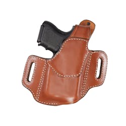 Aker Leather 147 C Nightguard Compact Leather Holster Guns Tactical Lights Tan Main