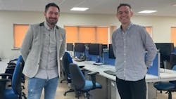 Rob Sinclair, CEO and Huw Bristow, CTO at Altia-ABM&rsquo;s head office.
