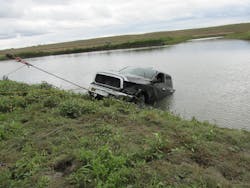 Pulling Truck From Water