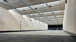 The indoor range at the Tyndall Air Force Base in Florida is seen. The indoor range at the Tyndall Air Force Base in Florida is seen.