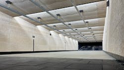 The indoor range at the Tyndall Air Force Base in Florida is seen. The indoor range at the Tyndall Air Force Base in Florida is seen.