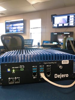 Dejero GateWay 211 network aggregation device provided resilient internet connectivity during the 2021 US Open, allowing SDPD officers to monitor all incoming feeds and access mission-critical public safety applications