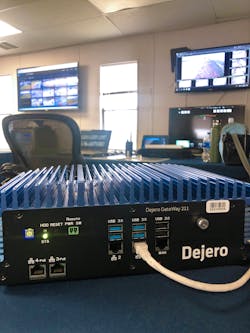Dejero GateWay 211 network aggregation device provided resilient internet connectivity during the 2021 US Open, allowing SDPD officers to monitor all incoming feeds and access mission-critical public safety applications Dejero GateWay 211 network aggregation device provided resilient internet connectivity during the 2021 US Open, allowing SDPD officers to monitor all incoming feeds and access mission-critical public safety applications