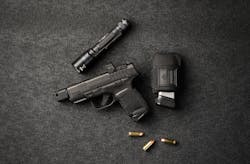 The Hellcat RDP (Rapid Defense Package) 3.8” micro-compact 9mm handgun is paired with a HEX WASP micro red dot sight and a Self Indexing Compensator. The Hellcat RDP (Rapid Defense Package) 3.8” micro-compact 9mm handgun is paired with a HEX WASP micro red dot sight and a Self Indexing Compensator.