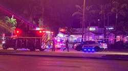 Three Coconut Creek, FL, police officers were injured in a fatal shooting while investigating an apparent car theft Monday. Three Coconut Creek, FL, police officers were injured in a fatal shooting while investigating an apparent car theft Monday.