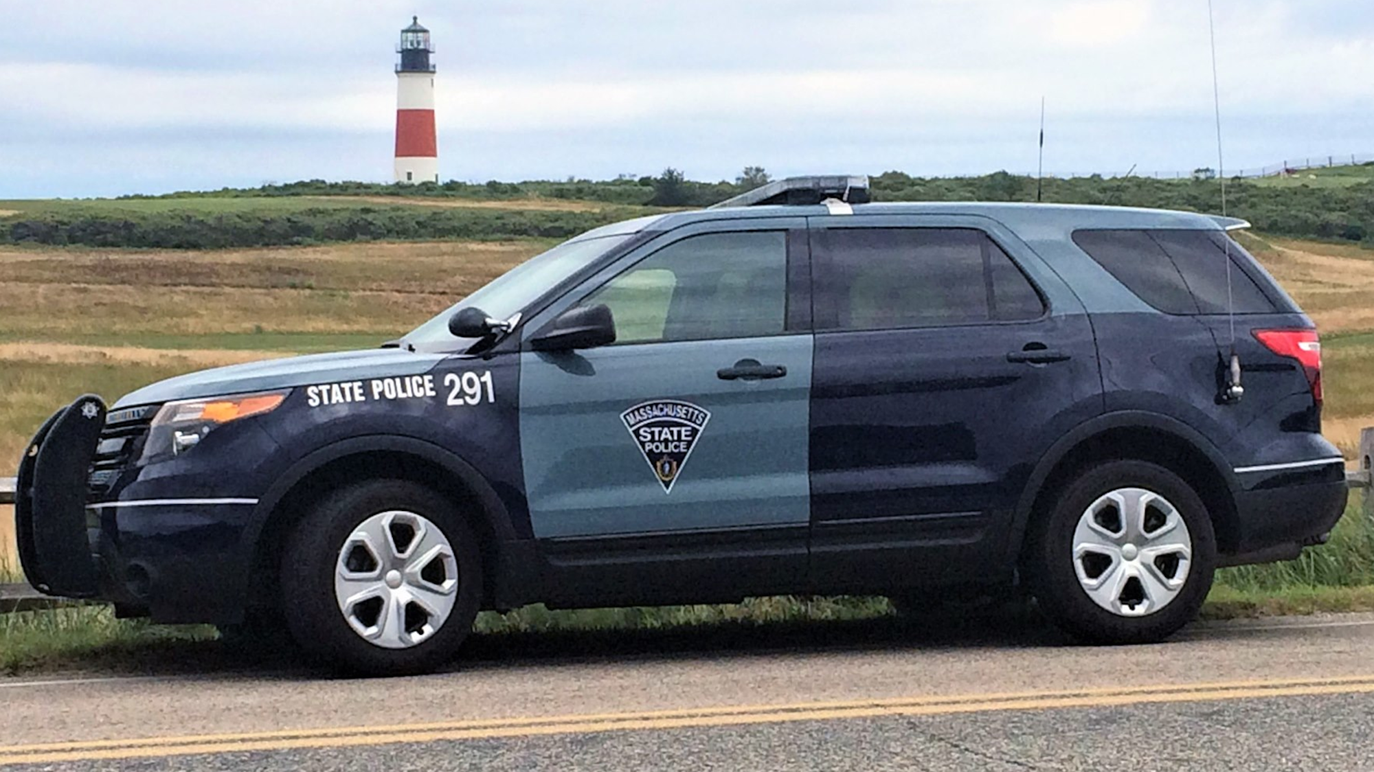 Massachusetts State Police Major Injured when Cruiser Rear-Ended | Officer