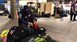 NYPD officers and FDNY firefighters are being deployed to Baton Rouge, LA, as part of New York Task Force One to help the area recover from Hurricane Ida.