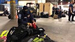 NYPD officers and FDNY firefighters are being deployed to Baton Rouge, LA, as part of New York Task Force One to help the area recover from Hurricane Ida. NYPD officers and FDNY firefighters are being deployed to Baton Rouge, LA, as part of New York Task Force One to help the area recover from Hurricane Ida.
