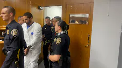 Luis Roman appears Thursday in District Court in Providence, RI.