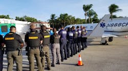 A West Palm Beach police officer who has been on a ventilator after contracting the virus is being flown to Ohio to undergo a procedure to take the workload off the heart and lungs. A West Palm Beach police officer who has been on a ventilator after contracting the virus is being flown to Ohio to undergo a procedure to take the workload off the heart and lungs.