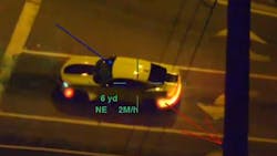 A man who Ocala police officials said stole a state trooper's vehicle at gunpoint was apprehended after leading authorities on a chase that ended in Orlando. A man who Ocala police officials said stole a state trooper's vehicle at gunpoint was apprehended after leading authorities on a chase that ended in Orlando.