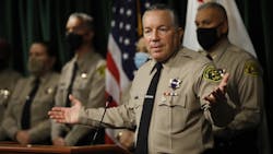 Los Angeles County Sheriff Alex Villanueva. Los Angeles County Sheriff Alex Villanueva.