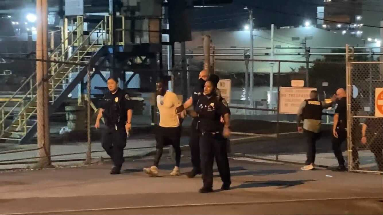 Baltimore Police arrested Andre Kirby, 41, and charged him with drug and theft offenses after an incident in South Baltimore on Sept. 18.