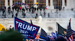 Supporters of Donald Trump clash with the Capitol Police during a riot at the U.S. Capitol on Jan. 6 in Washington, D.C.