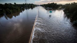 Route 1 in Lawrence, NJ, is underwater at the Interstate 295 interchange early Thursday after devastating levels of rain fell in the state from the remnants of Tropical Storm Ida. Route 1 in Lawrence, NJ, is underwater at the Interstate 295 interchange early Thursday after devastating levels of rain fell in the state from the remnants of Tropical Storm Ida.