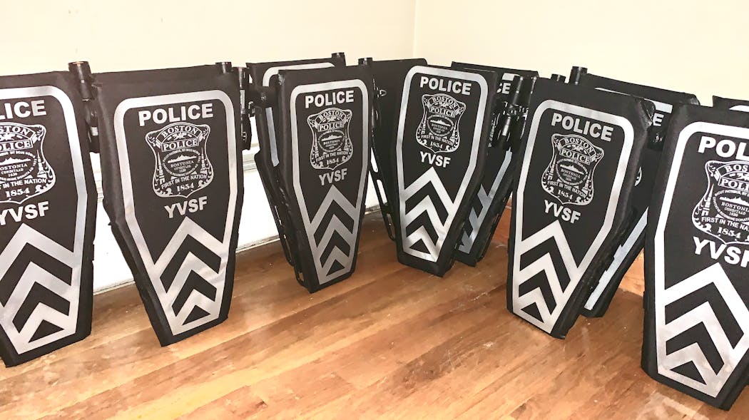 Vector Centerline Protection Police Shields