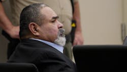 Defendant Jesse Michael Gomez sits in court as Deputy District Attorney Valerie Summers makes her opening statement to the jury. Gomez was accused in the 2016 on-duty shooting death of San Diego Police Officer Jonathan 'JD' De Guzman. Defendant Jesse Michael Gomez sits in court as Deputy District Attorney Valerie Summers makes her opening statement to the jury. Gomez was accused in the 2016 on-duty shooting death of San Diego Police Officer Jonathan 'JD' De Guzman.